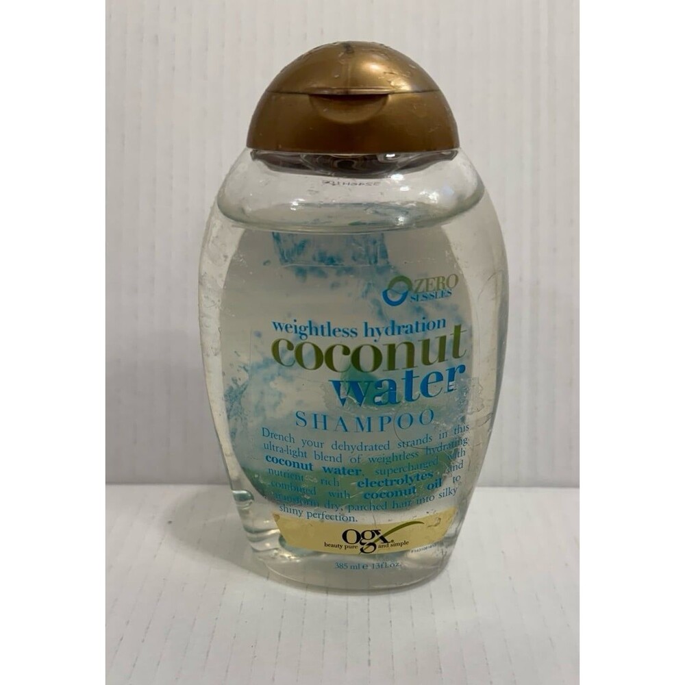 OGX Weightless Hydration + Coconut Water Shampoo Lightweight 13 Fl OZ